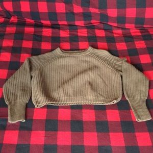 American Apparel Fisherman Cropped Sweater